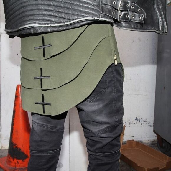 Homme + Femme LA Triple Layer Shirt in Pink - Picture 3 of 14